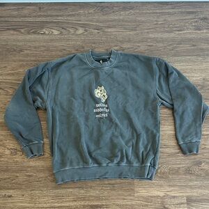 DARC SPORT Men's Crewneck Sweatshirt with Wolf Graphic